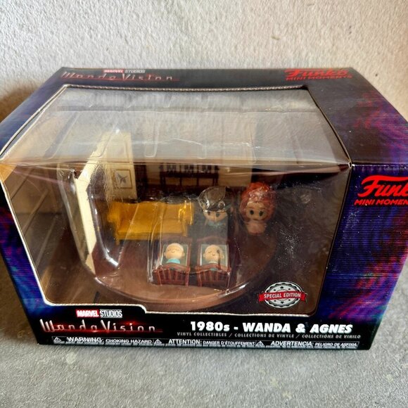 Funko Mini Moments WandaVision | 1980s Wanda & Agnes | Special Edition | NIB ✨ - Picture 4 of 7